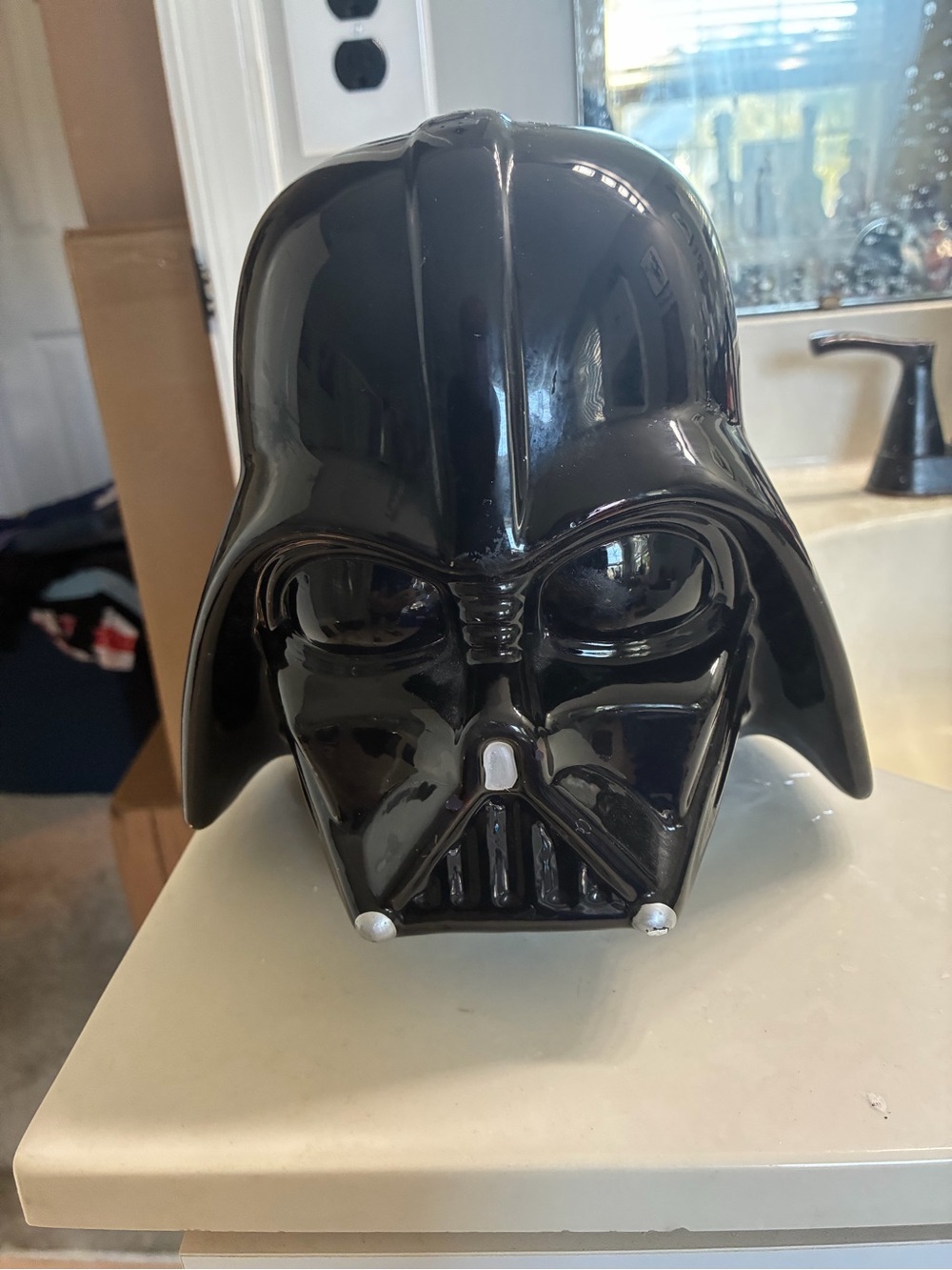 Star Wars Darth Vader Ceramic Cookie Jar Galerie 2005 Lucasfilm Helmet Bust -